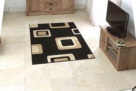 Diamond 2751 Black Abstract Modern Rug