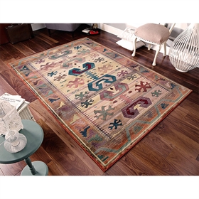  GABBEH 50 C Abstract Traditional Rug 