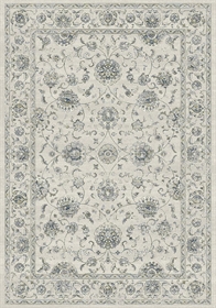 DA VINCI 0126-6666 Cream Floral Traditional RUG 