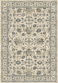 DA VINCI 0166-6464 Cream Floral Traditional RUG 