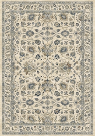 DA VINCI 0166-6464 Cream Floral Traditional RUG 