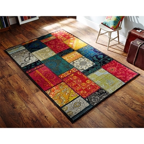  KALEIDOSCOPE 9 Z Multi Trendy Abstract Traditional Rugs
