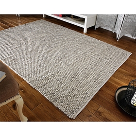 SAVANNAH GREY WOOL RUG