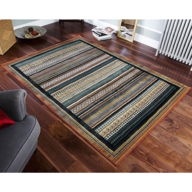  GABBEH 933 R Multi Striped Traditional RUG 