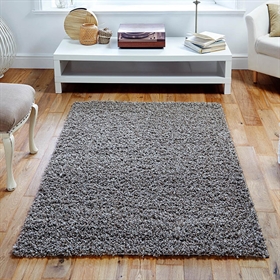  ELSA BEIGE PLAIN SHAGGY  RUG 