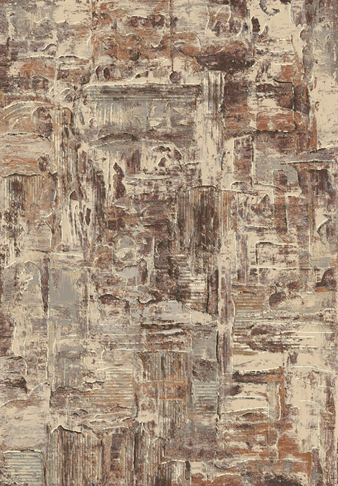 GALLERIA 079-0408-4848 Brown Abstract Modern RUG