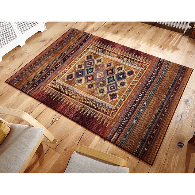  GABBEH 107 R Multi Abstract Traditional Rug 