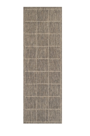 CHECK FLATWEAVE GREY RUNNER