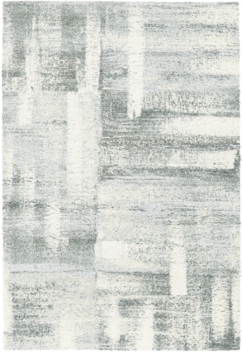 MEHARI 023-0182-6252 Grey Silver Abstract RUG