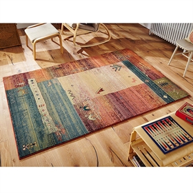 GABBEH 217 X Multi Traditional Rug 