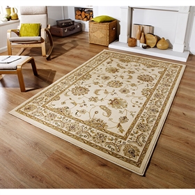 KENDRA 2330 X CREAM FLORAL TRADITIONAL RUG