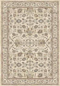 DA VINCI 0166-6484 Cream Floral Traditional RUG 