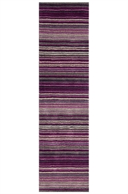 Carter Berry Striped Modern Runner