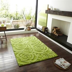 Valentine VL 10 Green wool Rugs