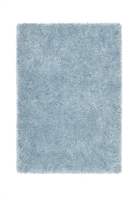 Chicago Duck Egg Plain Polyester Shaggy Rug