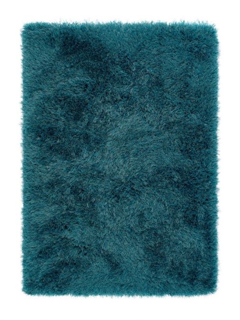 Luxurious Extravagance Teal Shaggy Rugs