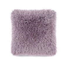 Luxurious Extravagance Lilac Cushion Shaggy Rugs