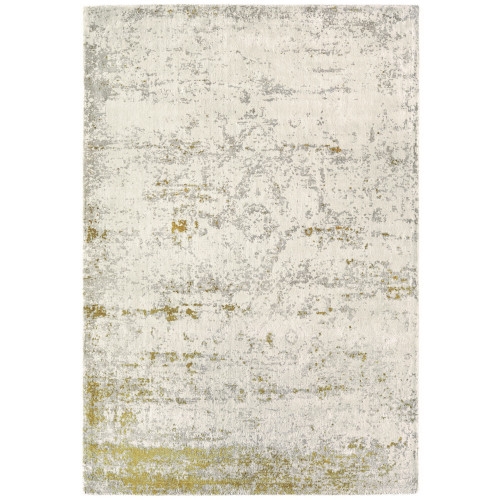 Persia Absract Design Gold/Cloud Area Rug