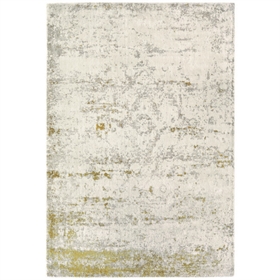 Persia Absract Design Gold/Cloud Area Rug