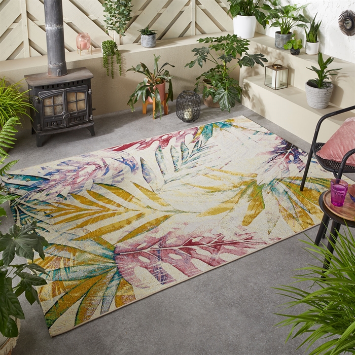 Tropicana Multi Traditional Floral Modern Rug