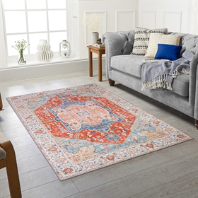Traditional Design 2MM Rubber Backed Hall Runner Rug