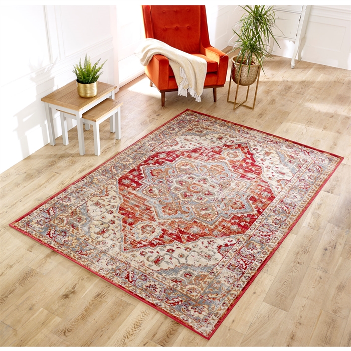 Valeria 1803 R Red Traditional Rugs