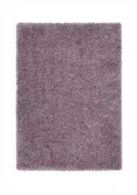 Chicago Lavender Plain Polyester Shaggy Rug