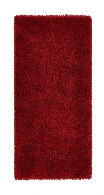 Luxurious Chicago Red Runner Shaggy Rugs