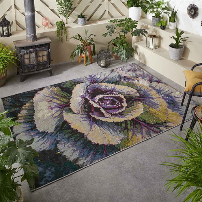 Tropicana Multi Traditional Floral Modern Rug