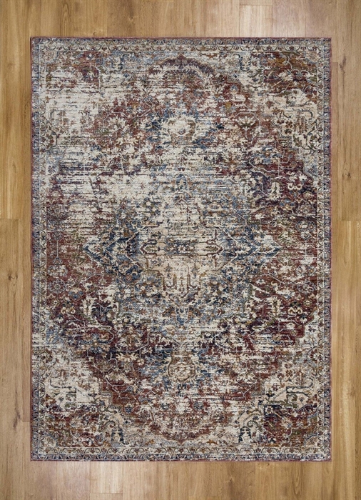 Alhambra 6504B RED TRADITIONAL RUG