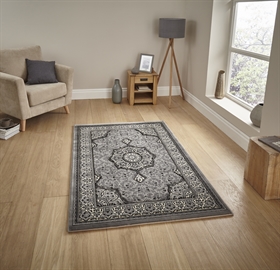 Heritage 4400 Silver Traditional Rug