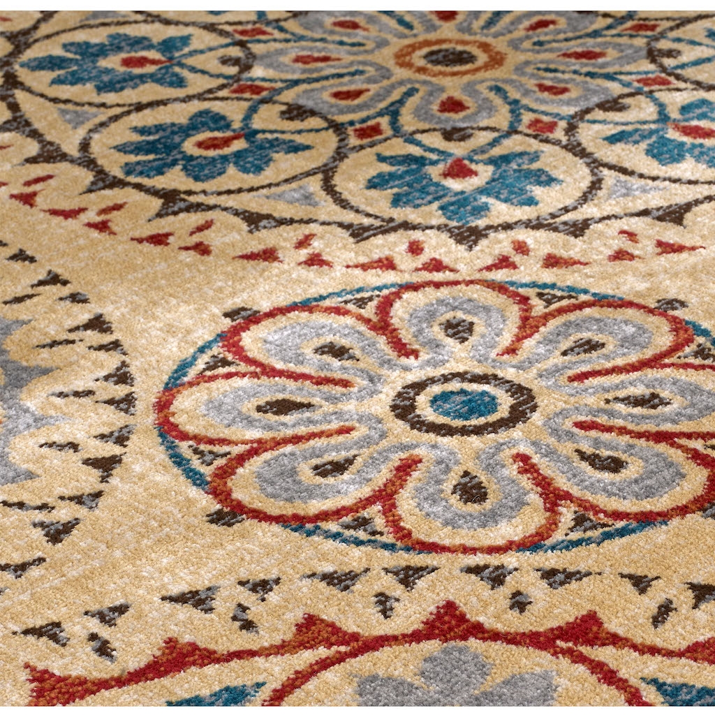 Valeria 5997Y Multi Colour Traditional Style Soft  Rug various sizes and runner 